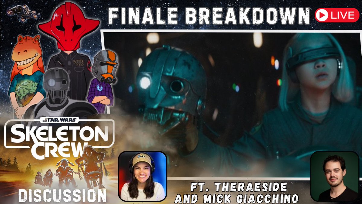 🚨UPDATE🚨 

We’ll also be joined by #SkeletonCrew composer <a href="/MickGiacchino/">Mick Giacchino</a> for the stream! See you at 9 pm EST!

➡️ youtube.com/live/qcKKngoky…