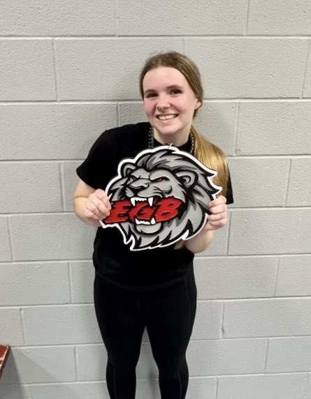 Shoutout to senior, Madelyn Morckel, who was voted as our EGB winner last week! Great job Madelyn!