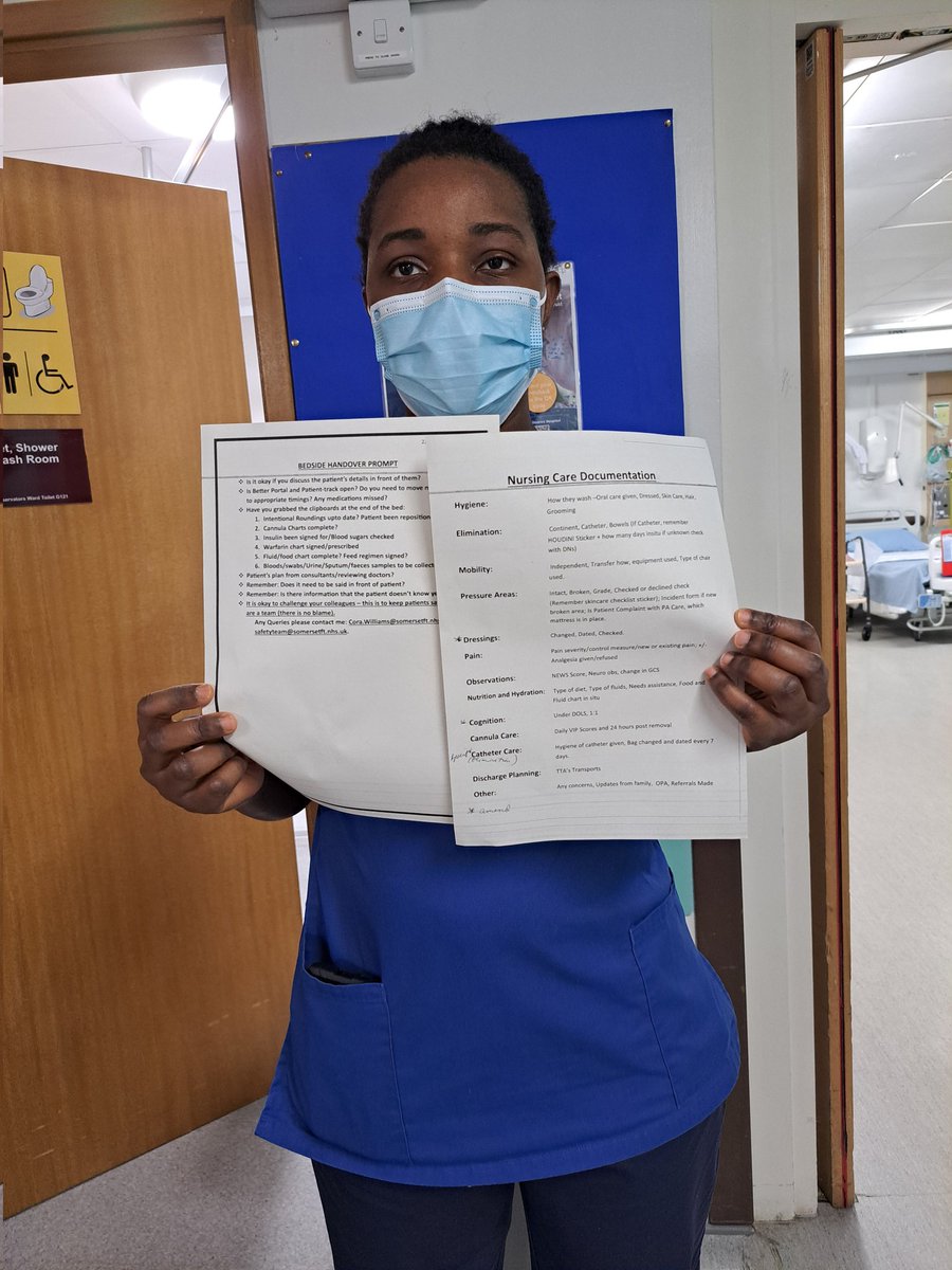 Bite- sized training delivered for Conservators Staff Nurses focusing on Bedside Handover and Nursing Care Documentation. Great stuff in achieving gold standard patient care.