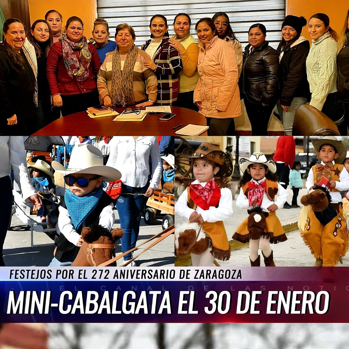 PaulGaudinSCH12's tweet photo. 🎉 #Zaragoza celebra su 272 aniversario con mini cabalgata! El evento será el 30 de enero a las 10:00 AM, comenzando en la Escuela General Benecio López Padilla y terminando en la Presidencia Municipal. ¡No faltes! #SCH12 #PaulGaudin NOTA ➡️ https://t.co/eSVktSDO6W https://t.co/S8JhPKQLQM