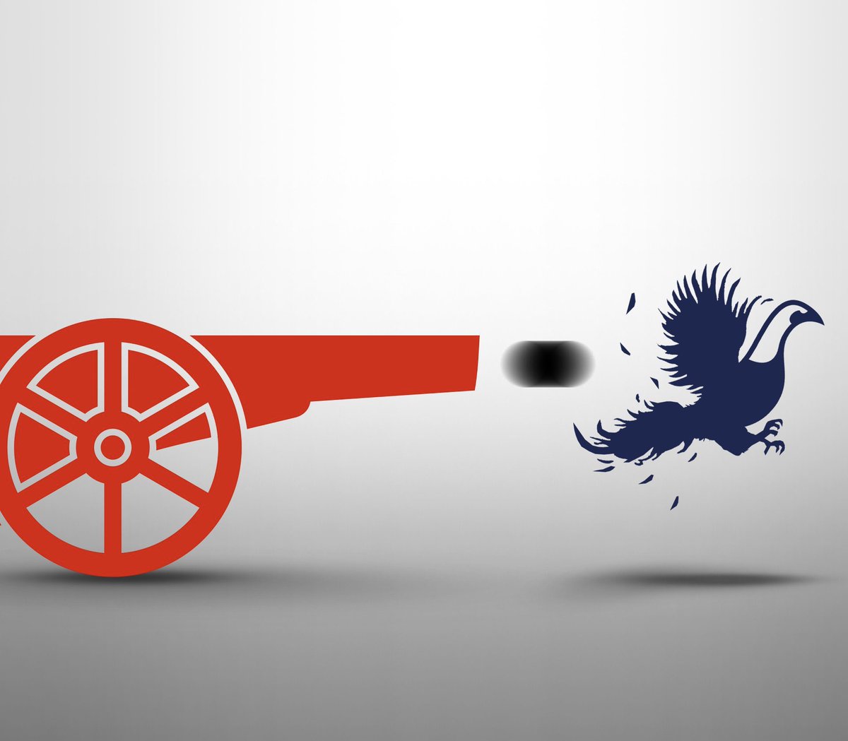 TrollFootball's tweet photo. North London is forever red https://t.co/UjP254Jja7