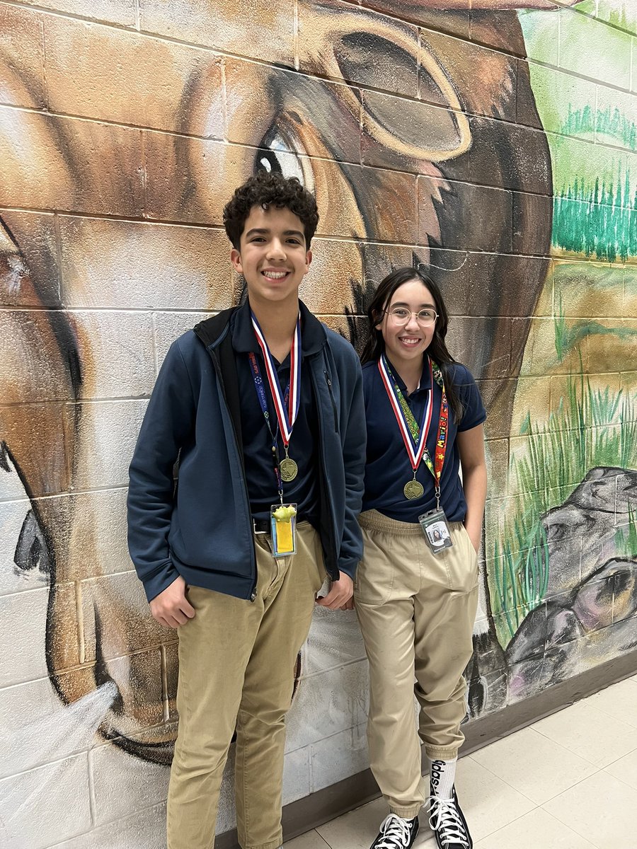 Gerardo Gomez (@ggomez_mms) on Twitter photo Our Moose Scholars placed at the UIL Academic Spring Meet in Spelling. <a href="/Montwood_MS/">Dr. Melissa (Martinez) Saenz</a>
6th Grade - 1st Place
8th Grade - 1st Place
A special shoutout to our 8th grade Moose who earned 1st place in UIL Spelling in all 3 years of competition.
C-O-N-G-R-A-T-U-L-A-T-I-O-N-S!! ๐ Our Moose Scholars placed at the UIL Academic Spring Meet in Spelling. <a href="/Montwood_MS/">Dr. Melissa (Martinez) Saenz</a>
6th Grade - 1st Place
8th Grade - 1st Place
A special shoutout to our 8th grade Moose who earned 1st place in UIL Spelling in all 3 years of competition.
C-O-N-G-R-A-T-U-L-A-T-I-O-N-S!! ๐
