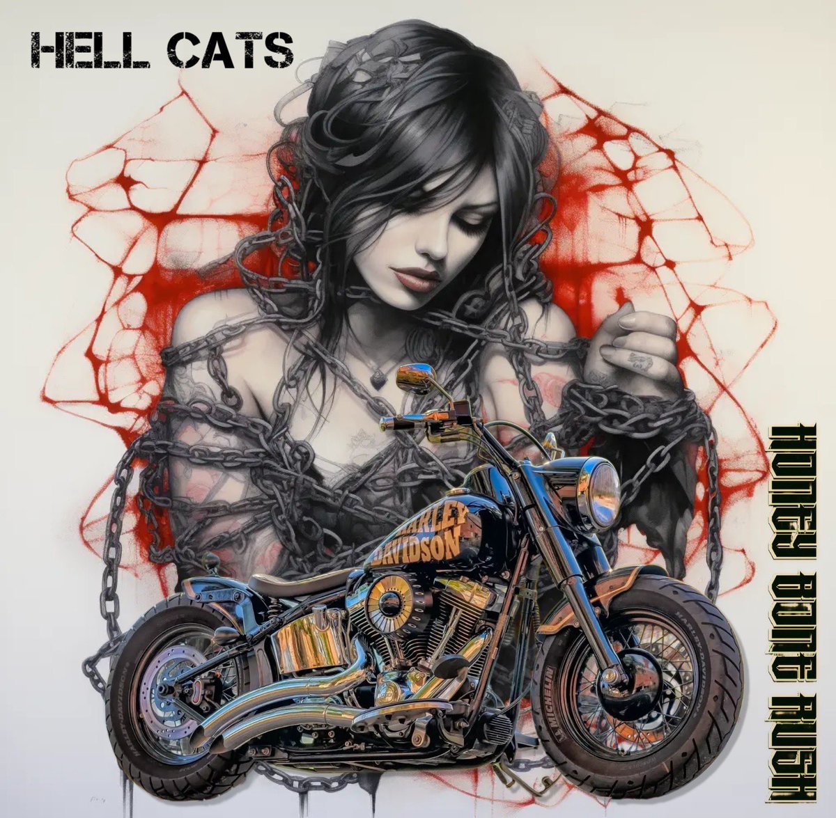 💥The Lyric video will be released 1 day ahead of the audio release! Also look for the new track on Bandcamp!🤘Vixens from Hell wrapped in leather and lace!
Starting 1/23/25
#HoneyBoneRush #HellCats