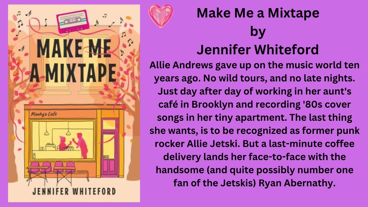 Love is in the Air 🌹💘

Jennifer Whiteford 
Available in all media at tinyurl.com/3swm6tea
#romancenovels #love #ValentinesDay