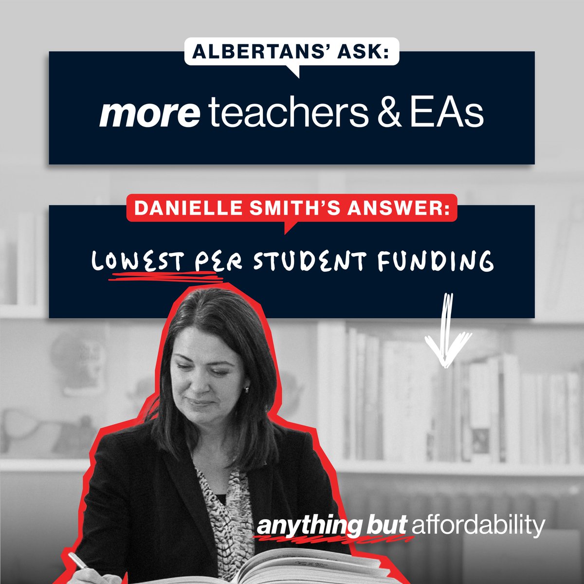 heathersweetab's tweet photo. Today, a constituent reached out to me.

Their 11-year-old son has autism and Down syndrome. With support staff on strike, he can't attend school.

His parents are trying to explain to him why he can't go.

Alberta deserves a government that takes education seriously.

#abpoli https://t.co/uJbHwpafUp