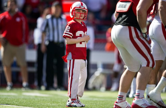 Rosiedidyaknow's tweet photo. Look at this kid and imagine how many families would have given up if he hadn't taken the handoff and ran into our hearts. ๐ #Huskers #TeamJack #JackHoffman https://t.co/hu7CdcgIxa