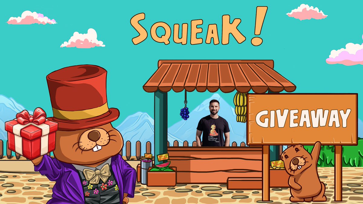 🚨WL Giveaway 🚨
Prize: 5x 1 Golden Squeak Ticket

 Follow me and <a href="/Squeakers_NFTs/">SqueakySqueakers</a>
✅ Retweet ❤️Like 🗨️Tag 3 Marmots 🦫

💙 Cardano will Squeeeaaaak 🎶🎶🎶
⏰Giveaway will run for 72 hours
🌿 Minting 20/01/25