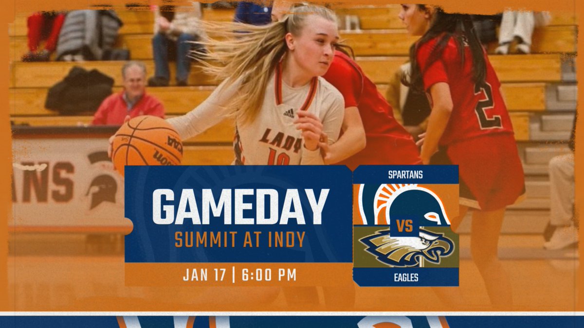 Lets go beat those Eagles. The Rivalry is Real. The Girls Basketball team will travel to Indy at 6:00pm on Friday night as the first game of the doubleheader. #spartyparty