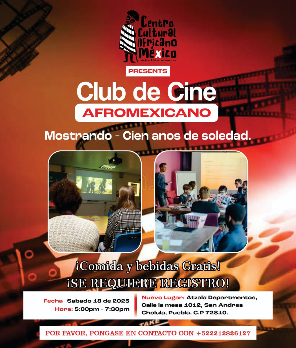 Visit the new venue of the Africa Center Mexico and have an amazing experience. See you on Saturday!