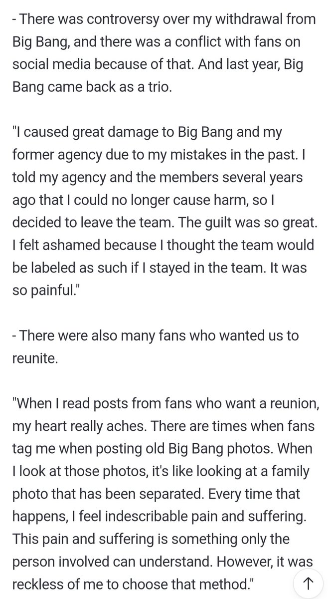 stass_yb's tweet photo. "there are times when fans tag me when posting old BIGBANG photos, when i look at those photos its like looking at a family photo that has been separated - everytime that happens I feel indescribable pain and suffering.." - TOP

and my heart dropped 😭 https://t.co/h20mYsbBY3