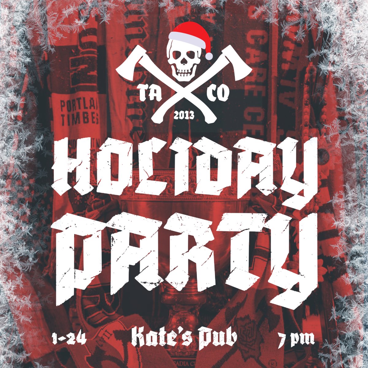 Hey party people! TA:CO offseason party is coming up. If you’re a Timbers and/or Thorns supporter in the Puget Sound area, roll out and say hi! We’d love to meet new TA:COs, and we may even have a very special guest joining us! See you at Kate’s! #RCTID #BAONPDX