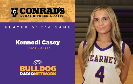 1027FMRocks's tweet photo. Our @Conrads816 Player of the Game today is Kennedi Casey! Kennedi came off the bench with a spark and scored 4 points for the Bulldogs against a tough Liberty team! Great spirit Kennedi! https://t.co/3zOH4hHvGn