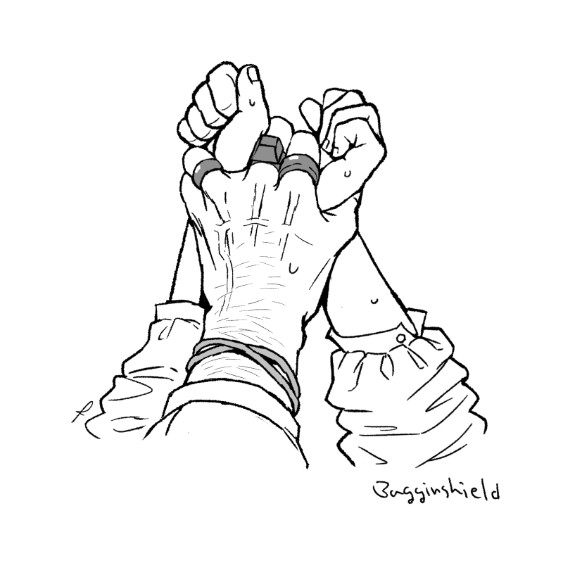 pikooekaki's tweet image. この前TLで見たやつ✊推しカプVer.