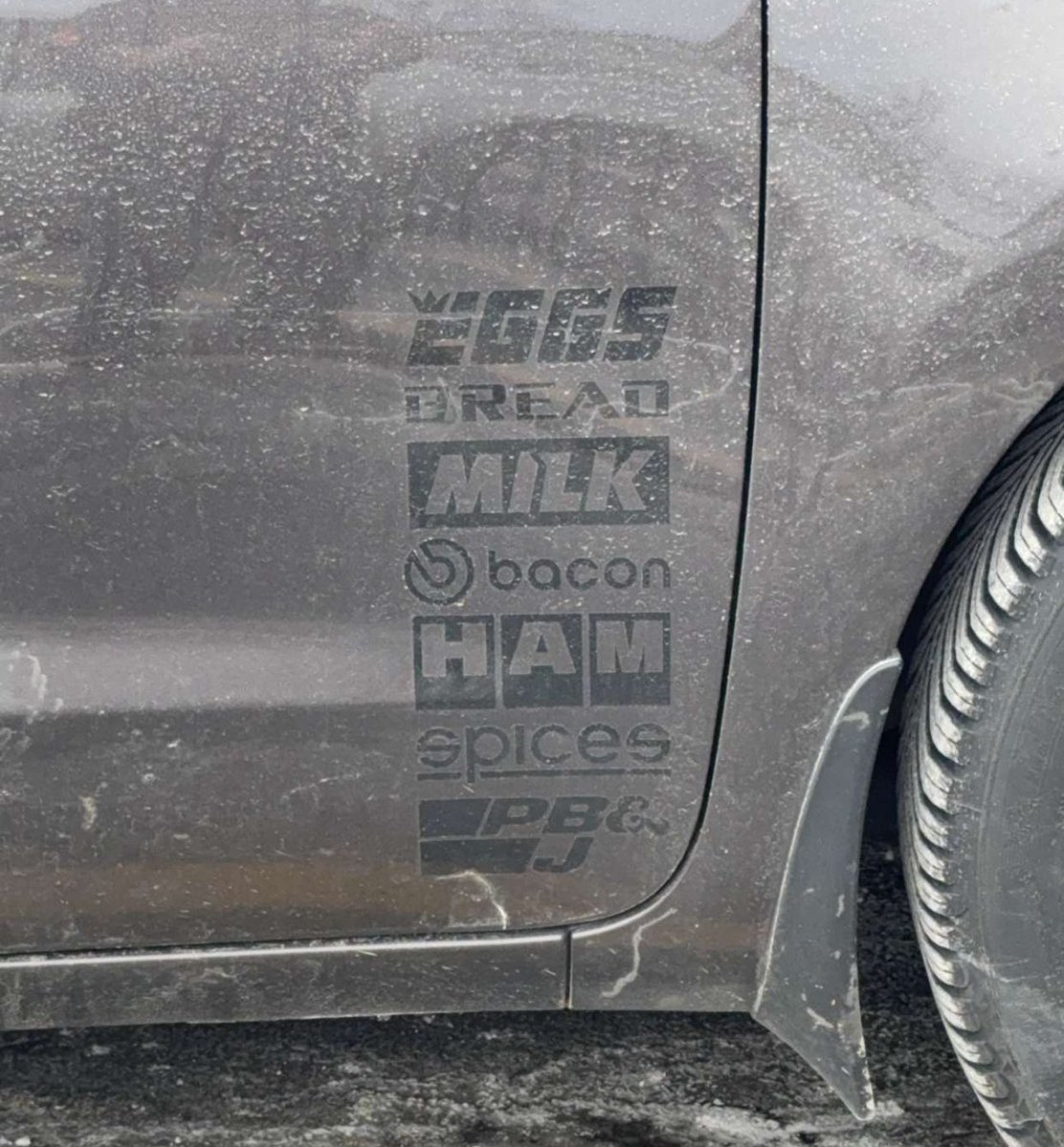 Edward71's tweet photo. Saw this on a Van at the chiropractor today. 😂👌 #wednesday #wisconsin #groceryshopping #itscoldout https://t.co/GrBLGPhTxT