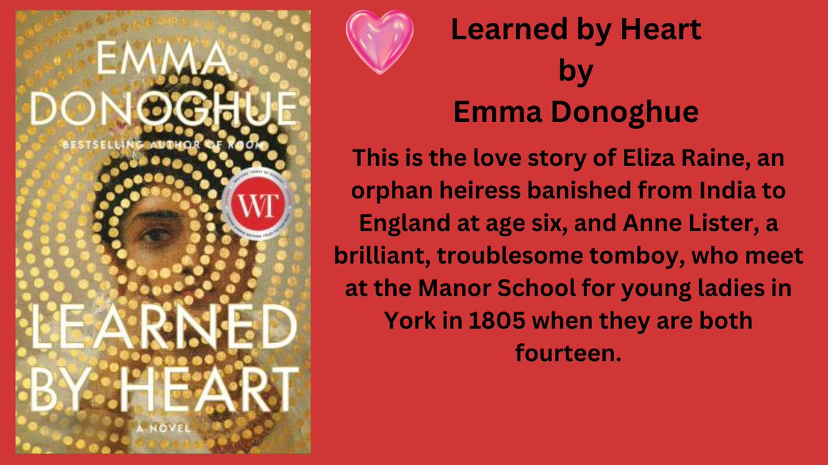 Love is in the Air 🌹💘

Emma Donoghue 
Available on all media at tinyurl.com/ethmacdz
#love #romancenovels #ValentinesDay