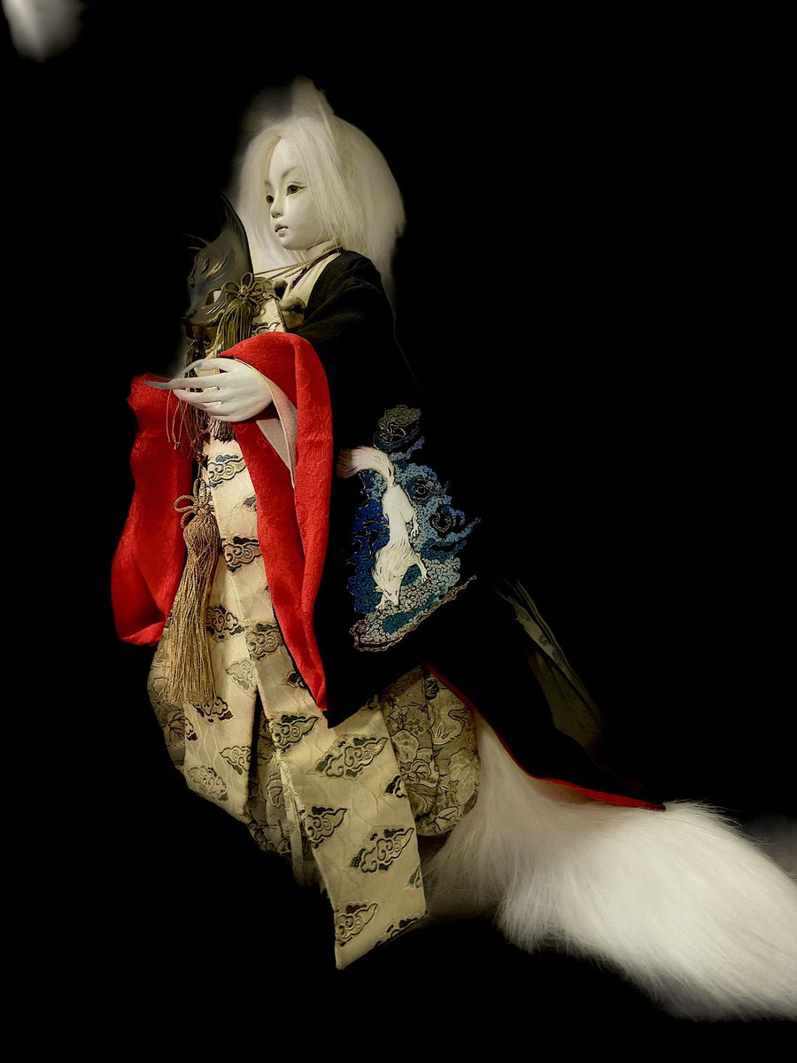 soraneko0813's tweet photo. 1月25日より、スパンアートギャラリー様開催の「Wonder doll in Japan2025」に上海と同じく「妖狐」で参加させて頂きます。宜しくお願い致します🙇‍♀️ https://t.co/vP0NrH4nDk
