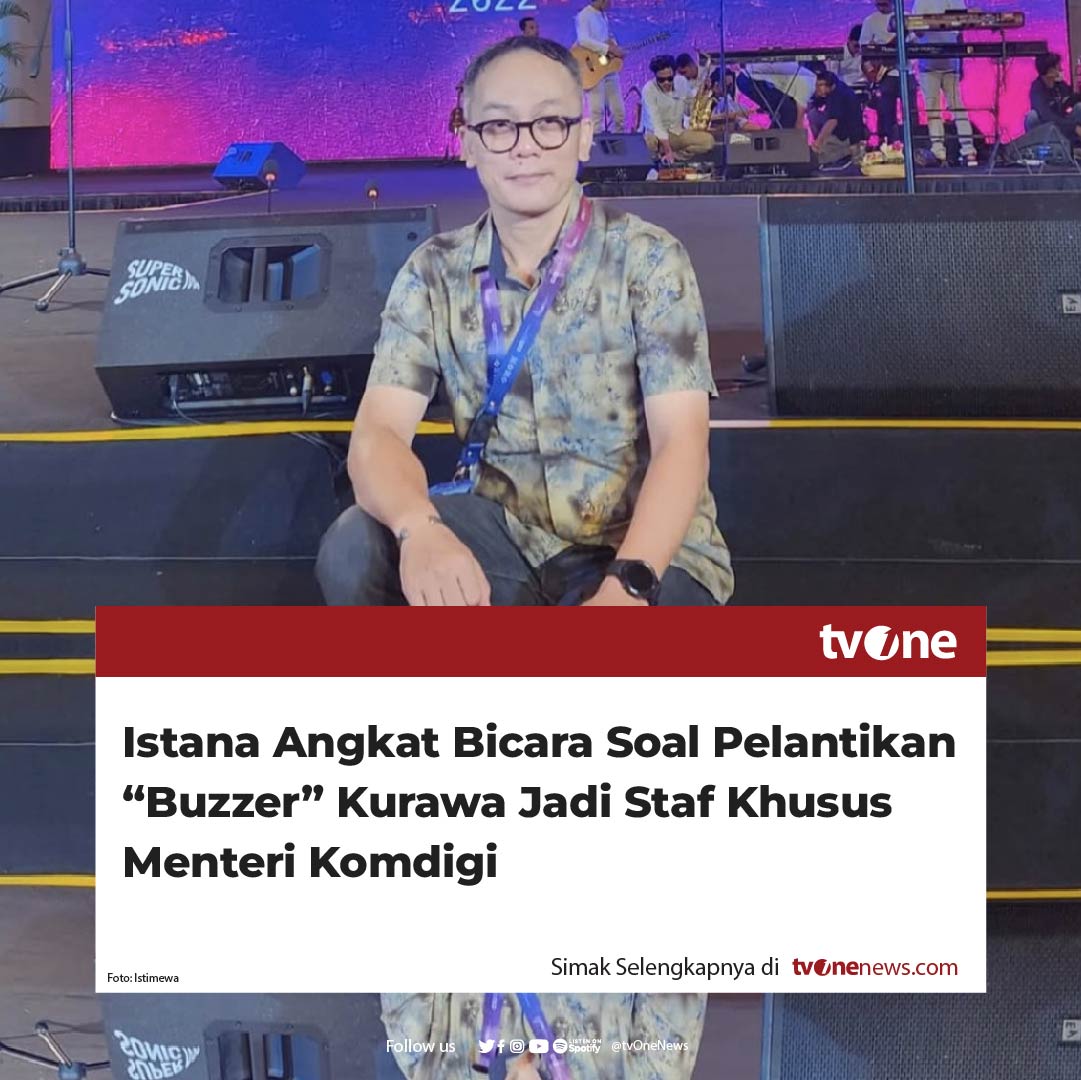 tvOneNews's tweet photo. Kepala Staf Kepresidenan (KSP) Letjen TNI (Purn) AM Putranto menegaskan bahwa setiap menteri yang ingin melantik staf khusus (stafsus) harus mendapatkan persetujuan dari pihak Istana. 

Hal ini disampaikan Putranto saat diminta tanggapan soal pelantikan Rudi Susanto oleh Menteri Komunikasi dan Digital (Menkomdigi) Meutya Hafid sebagai Staf Khusus Bidang Strategi Komunikasi. 

“Iya dong. Enggak bisa lantik sembarangan dong,” kata Putranto di Istana Negara, Jakarta Pusat, Rabu (15/1).

Simak berita selengkapnya hanya di https://t.co/SsMSV2XQc0
#HardNews_Politik #NewsOne #CariBeritaditvOne #Istana #StafKhususKomdigi #BuzzerKurawa #Politik #NO02