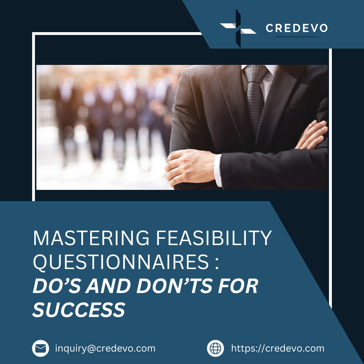 gocredevo's tweet image. Designing a Feasibility Questionnaire? Do's and Don't's

✅ Make it clear, compact &amp;amp; supportive.
🚫 Avoid repetitive or ambiguous questions.

Read more: credevo.odoo.com/r/x9g

Better design = better outcomes. 
Let Credevo help! 🌟

#ClinicalTrials #Credevo #FeasibilityStudies
