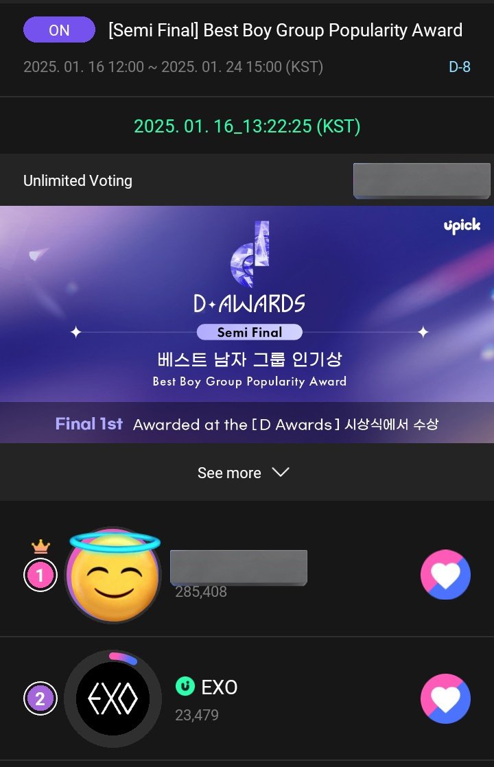 EXOVOTINGARENA's tweet photo. EXOL's !! Best Boy Group (EXO) and Best Boy Solo (EXO members) Popularity Award started already!
Pls keep both EXO & EXO members within Top 20 for the Final Round!!
Keep on collecting!
EXOLS ASSEMBLE FOR EXO
#EXOLsBounceBack
#EXOLVotingMonsters
#weareoneEXO
@weareoneEXO https://t.co/Lyz8wSSirO
