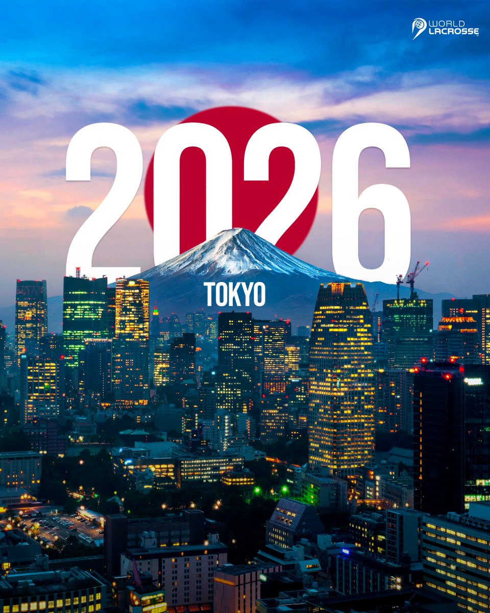 World Lacrosse and the Japan Lacrosse Association are delighted to announce the 2026 WL Women's Championship will be hosted in Tokyo 🇯🇵🌍🏆
 
Taking place in July/August, the championship will be played at two iconic venues; the Oi Stadium and the Prince Chichibu Memorial Stadium
