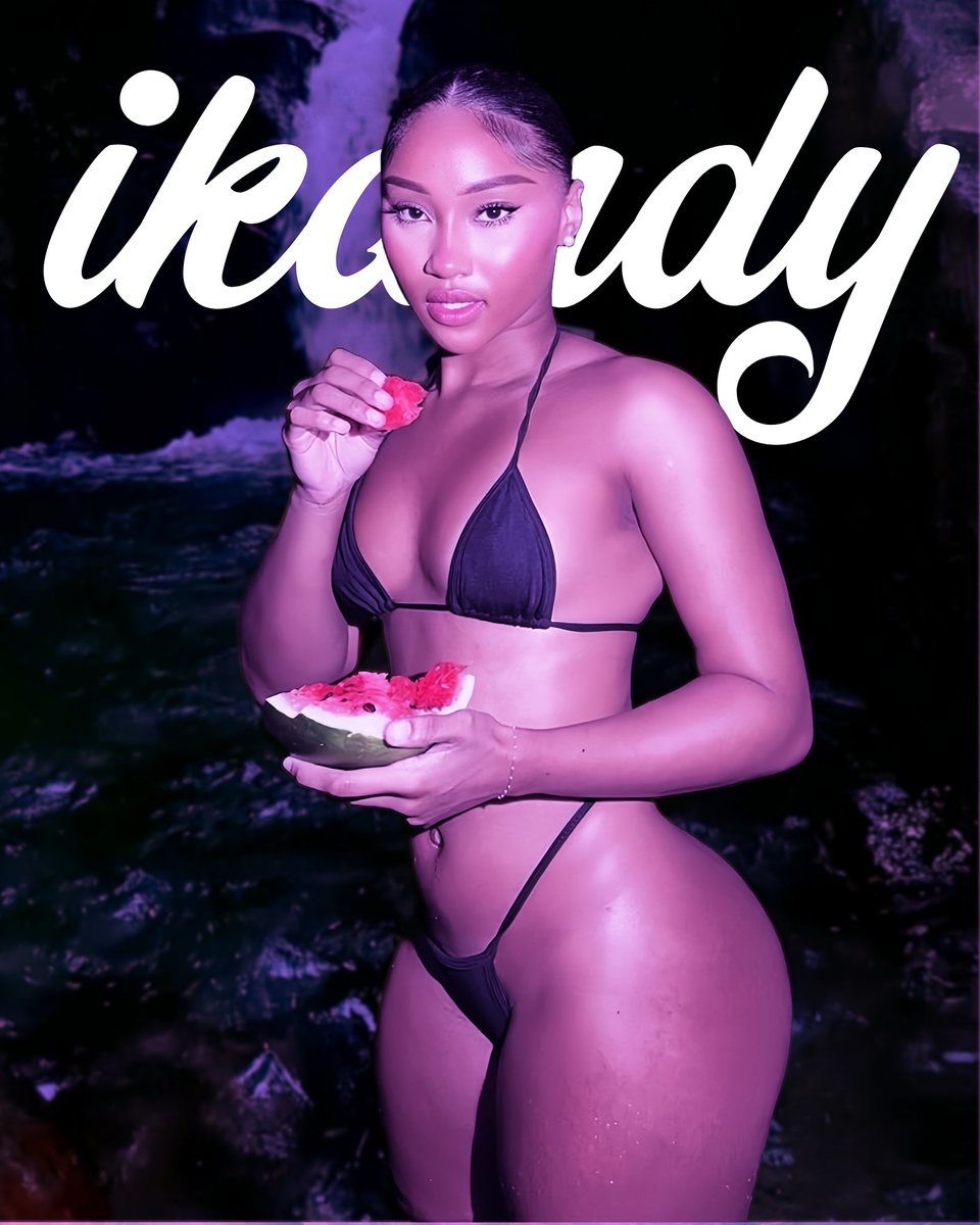 ikandyunwrapped's tweet photo. What’s your favorite flavor of iKandy? 💜🍬 

Model: @clemence.pn 😍

#ikandy #ikandymodels #bikini #watermelon #waterfall https://t.co/W1THReVo77