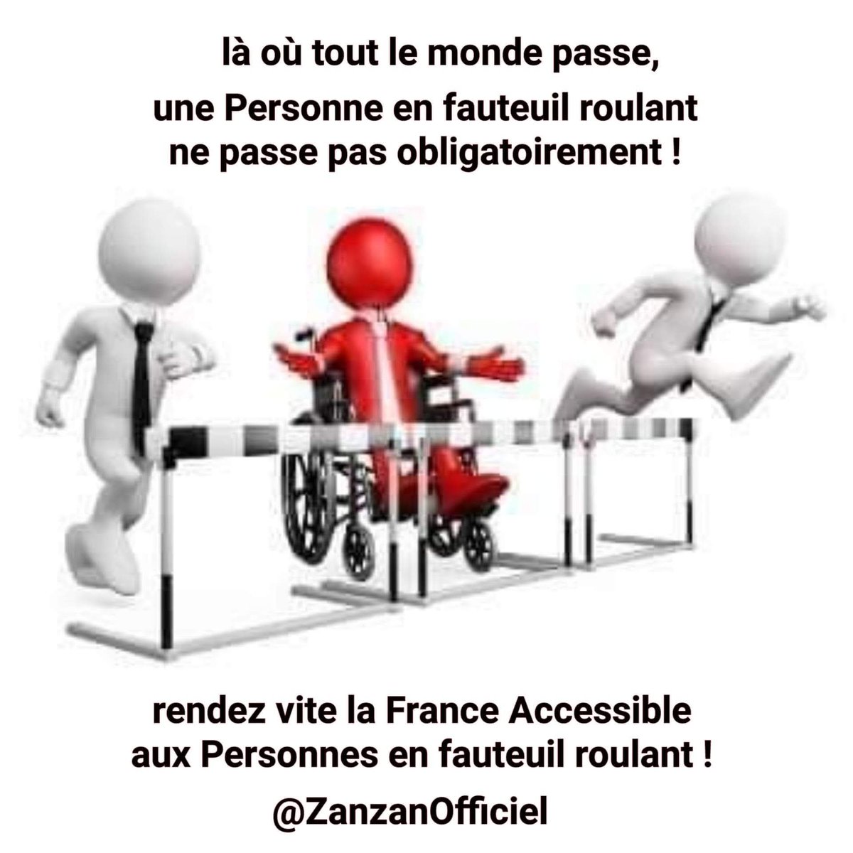 ♿🦼 Un Zanzan Officiel 🦼 ♿ (@zanzanofficiel) on Twitter photo Là ou un fauteuil passe, tout le monde passe !
#Handicap #Accessibilité #PMR <a href="/ZanzanOfficiel/">♿🦼 Un Zanzan Officiel 🦼 ♿</a> ♿
Rejoignez le réseau des Personnes Handicapées en fauteuil roulant ! Là ou un fauteuil passe, tout le monde passe !
#Handicap #Accessibilité #PMR <a href="/ZanzanOfficiel/">♿🦼 Un Zanzan Officiel 🦼 ♿</a> ♿
Rejoignez le réseau des Personnes Handicapées en fauteuil roulant !