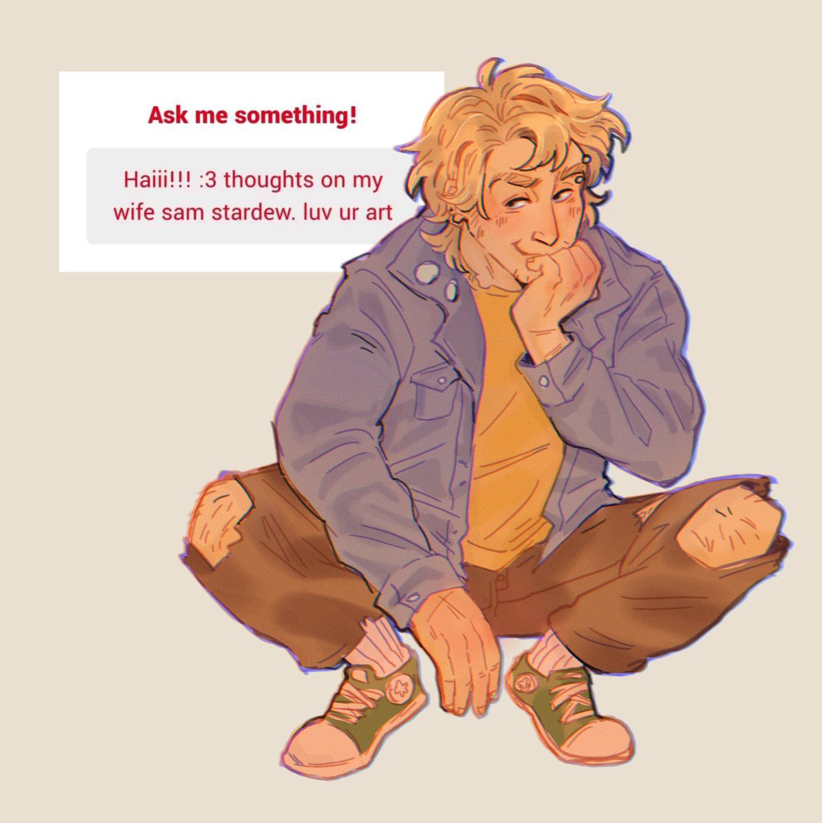 speltfields's tweet image. my thoughts are 🍤ly that he is so cute and fun to draw and thats why hes one of my favorites.