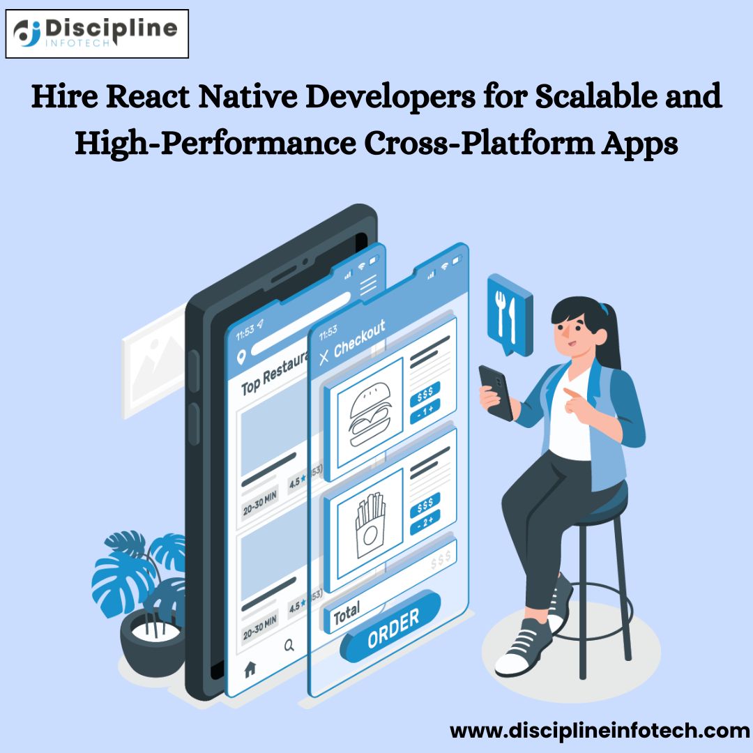 Discipline7002's tweet image. Transform your app ideas into reality! Hire expert React Native developers for seamless, scalable, and high-performance cross-platform mobile applications.
Learn more: disciplineinfotech.com/hire-react-nat…
#ReactNativeDevelopment #HireReactNativeDevelopers #MobileAppDevelopment
