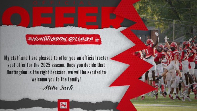 Cohen Fielder (@_cohenfielder) on Twitter photo After a great visit and conversation with <a href="/coachHicks_DC/">Steven Hicks</a> I am proud to announce I’ve received an offer from <a href="/HawksFootball/">Huntingdon Football</a> ! <a href="/ChaelPridgen/">Chael Pridgen</a> <a href="/CoachPeppersHC/">Casey Peppers</a> <a href="/CoachDornHC/">Karl Dorn</a> <a href="/DB_CoachBlanco/">Coach White</a> <a href="/MPatterson_11/">Matt Patterson</a> <a href="/Bucks_Football1/">Buckhorn Football</a> <a href="/AL6AFootball/">Alabama6AFootball</a> <a href="/crabtree07/">Kyle Crabtree</a> After a great visit and conversation with <a href="/coachHicks_DC/">Steven Hicks</a> I am proud to announce I’ve received an offer from <a href="/HawksFootball/">Huntingdon Football</a> ! <a href="/ChaelPridgen/">Chael Pridgen</a> <a href="/CoachPeppersHC/">Casey Peppers</a> <a href="/CoachDornHC/">Karl Dorn</a> <a href="/DB_CoachBlanco/">Coach White</a> <a href="/MPatterson_11/">Matt Patterson</a> <a href="/Bucks_Football1/">Buckhorn Football</a> <a href="/AL6AFootball/">Alabama6AFootball</a> <a href="/crabtree07/">Kyle Crabtree</a>