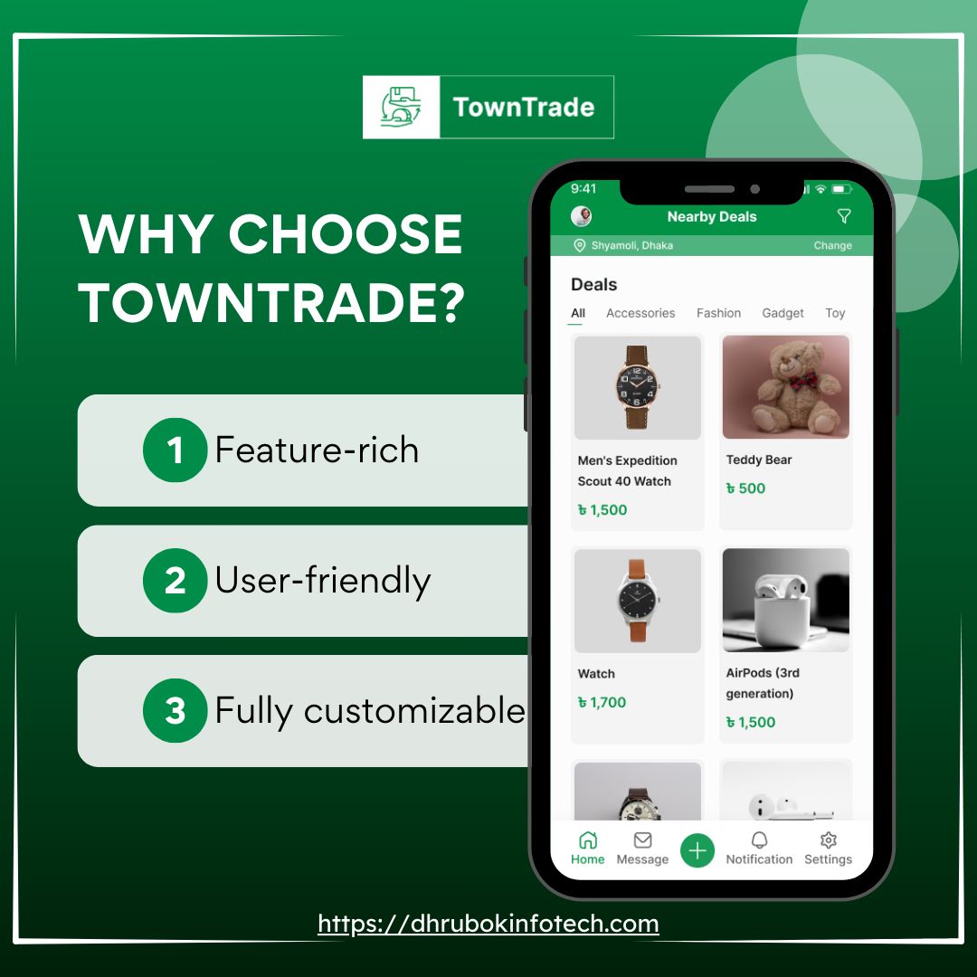 dhrubokinfotech's tweet image. Classified apps aren&apos;t created equal. With TownTrade, you get a robust and user-friendly platform offering complete customization options. 

💡 Purchase it now on CodeCanyon! 

👉 buff.ly/3UXe9QZ
👀 See the Demo: buff.ly/3Zd4w3b

#TownTrade #ClassifiedApp #Dhrubok