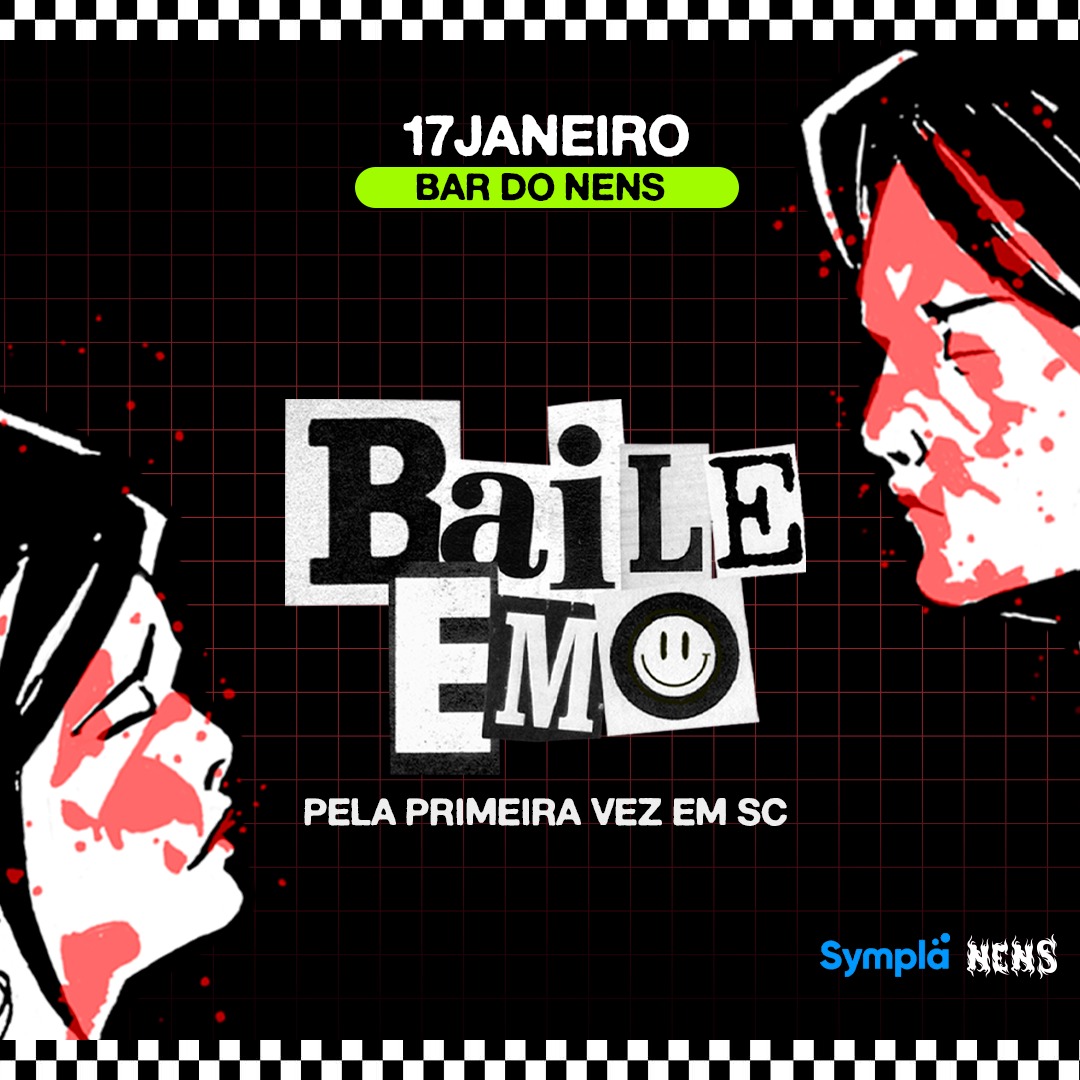 b4rdonens's tweet photo. Nessa sexta-feira tem estreia no Nens, pela primeira vez em SC, o Baile Emo chega por aqui com um especial MCR com tequila gun, gin em dobro e muito mais!🏁

Garanta seu ingresso antecipado: https://t.co/iJ1Cmebv4n https://t.co/A5kV9waQCe