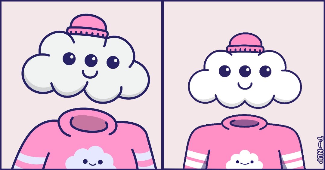 What's the difference between the <a href="/cartoonsnft/">cartoons</a> old art vs new?

Look no further!
_________________

1) forward facing
2) fit to screen
3) brighter colour/lighting 
4) the lines are cleaner
....

This is the TOONUP in it's simplest format ☁️