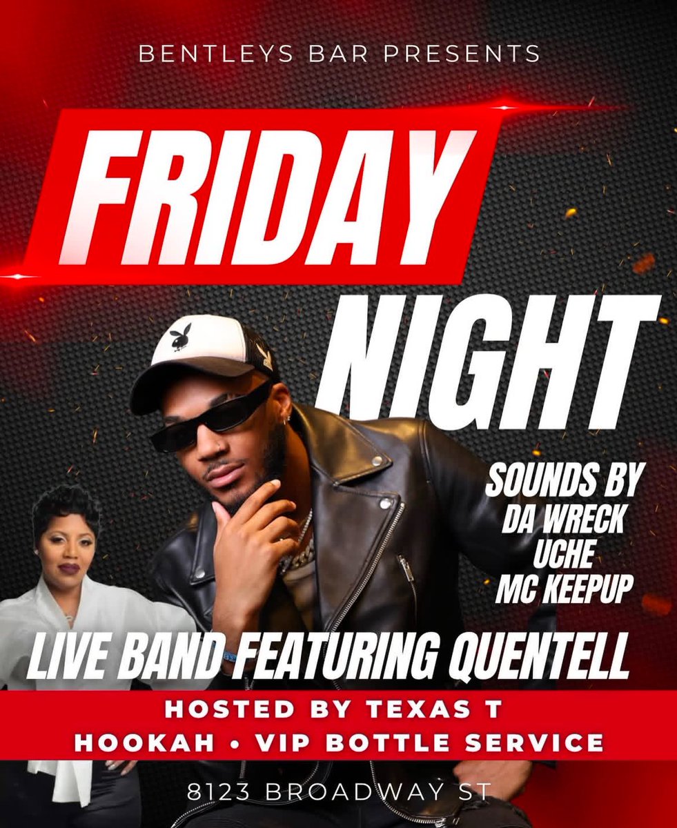 quentellrnb's tweet photo. SAN ANTONNNNNNNN 🗣️🗣️ don’t ever wonder what there is to do THIS FRIDAY come kick it with me
@ Bentley’s Bar on Broadway 📍
@ 10 p.m. 🕙
it’s gonna be a party, don’t miss it 🥂
#sanantonio #sanantoniomusic #livescene #livemusic #quentell #quentellrnb #rnbmusic #rnbartists #rnbvibes #rnbsoul #happynewyear #newmusic #rnbmusic