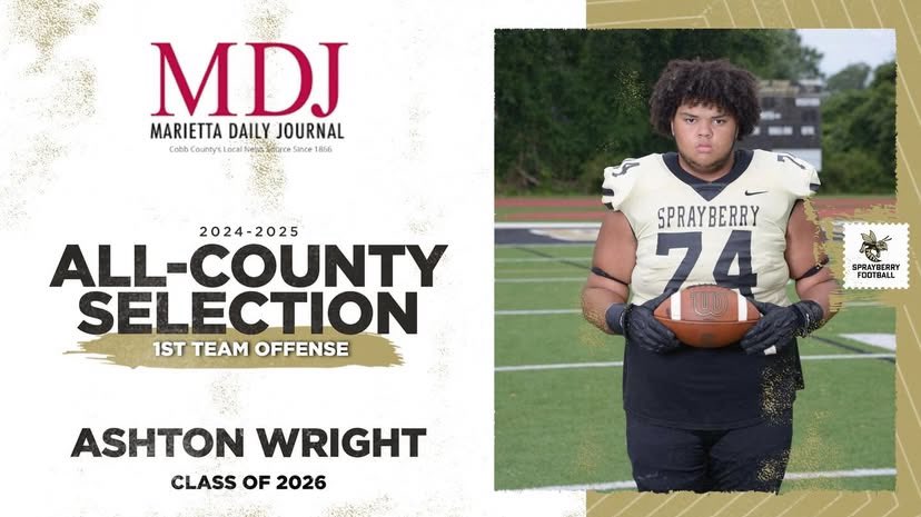 Extremely blessed to be named First team All-county 
<a href="/SHSProspects/">Sprayberry High School</a> 
<a href="/CoachVentura_/">Jesus Ventura</a> 
<a href="/coach_mclane/">Ben Mclane</a>