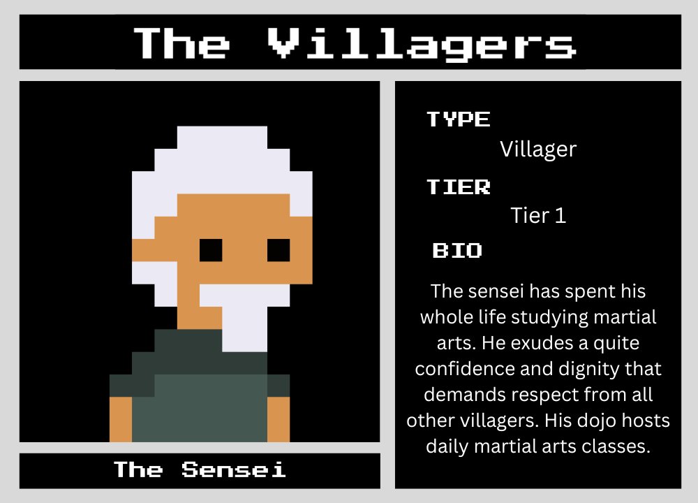 INTRODUCING... "The Sensei"