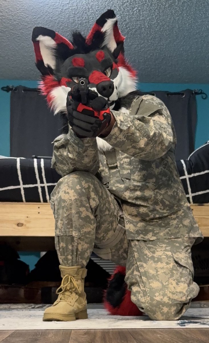 FREEZE! FBI!
(Furry Booty Inspector)