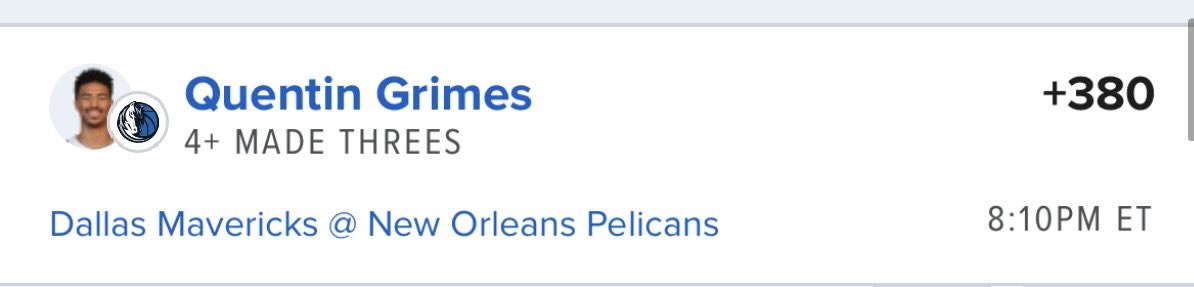 VacayBets's tweet photo. Rockin with grimes with Kyrie out! https://t.co/PrkYwh63Lx