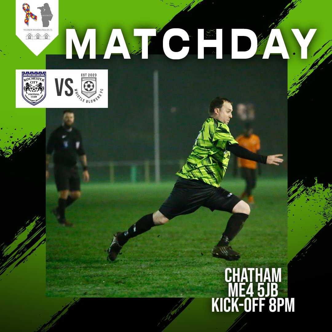 Matchday and we take on <a href="/rochcityvetsfc/">Rochester City Vets FC</a> tonight in Chatham for a 8pm kick-off.