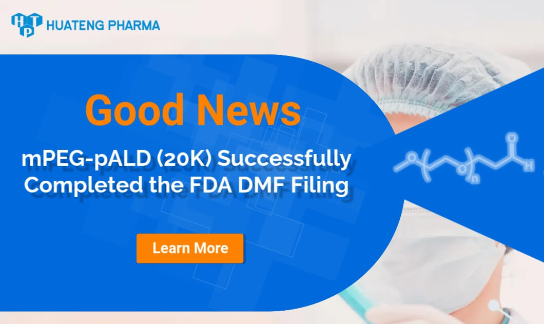 🚨 Big News! 🚨
Huateng Pharma’s mPEG-pALD (20K) has completed its DMF filing with the FDA (DMF #040600)! 
GMP-compliant production from R&amp;D to KG-scale manufacturing to meet diverse needs and accelerate drug development. 💊
us.huatengsci.com/news/show/1711…
#FDA #DMF #GMP #Biopharma