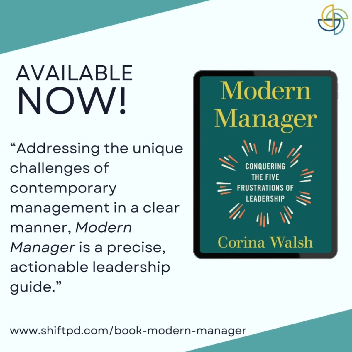 My latest book, Modern Manager: Conquering the Five Frustrations of Leadership is available today and the ebook is just 1.99!
Do you know a stressed manager who could use this guide?

#leadership #manager #Entrepreneur