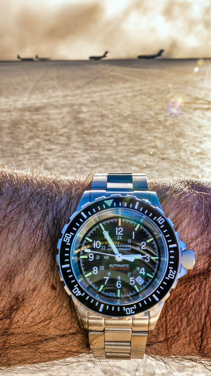 CodyVegas's tweet photo. @theadamholroyd I’ve got several Sangin’s, Seiko’s and some others but my @marathonwatch GSAR has become my daily the past few months. I like its size and the weight of the watch on my wrist. https://t.co/6mfRsKriI1