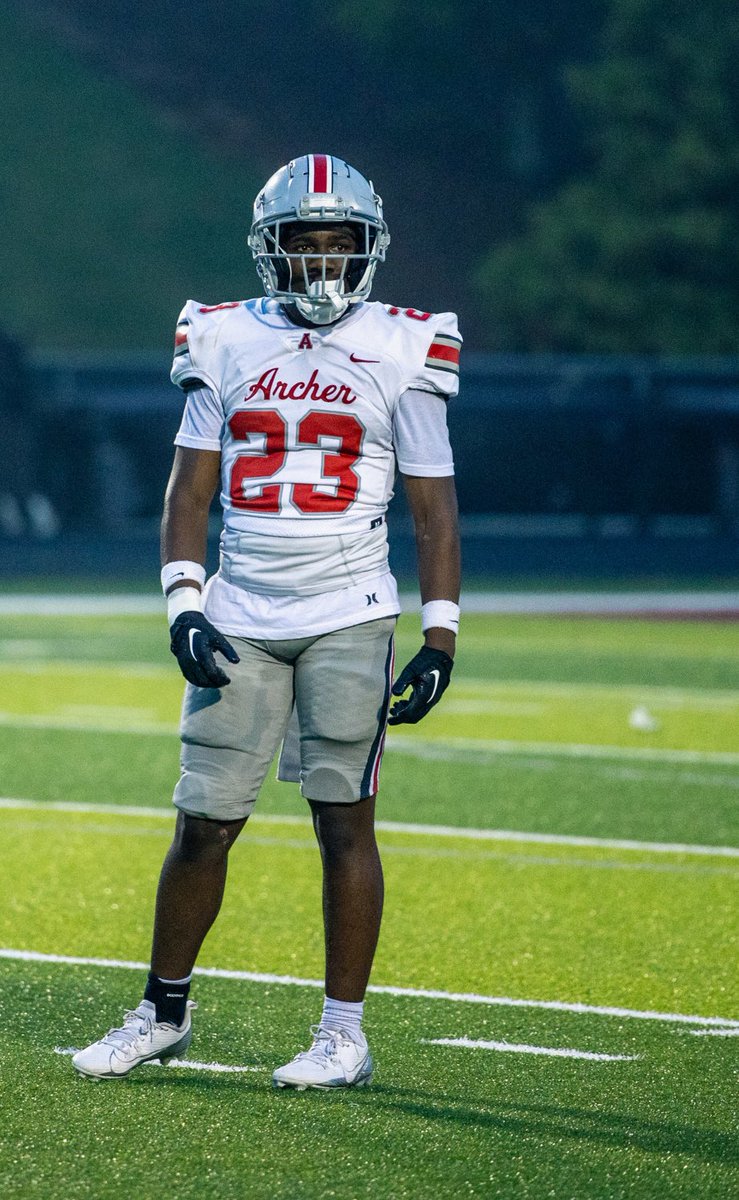 Just a kid looking for a home 
5’10 
175 
SS/FS/CB 
3.2 GPA 
Open to ANY Opportunity 
<a href="/ArcherTigersFB/">Archer Tigers Football</a> <a href="/coachflem33/">David Fleming</a> <a href="/Coach_Gaul/">Thomas Gaul, MOL, CSCS</a> <a href="/CoachRussCville/">Jake Russell</a> <a href="/Coachcalexander/">Charles Alexander</a> <a href="/coach_shank05/">Christopher Shank</a> <a href="/PSC_Coach_S/">Coach Stallings</a>