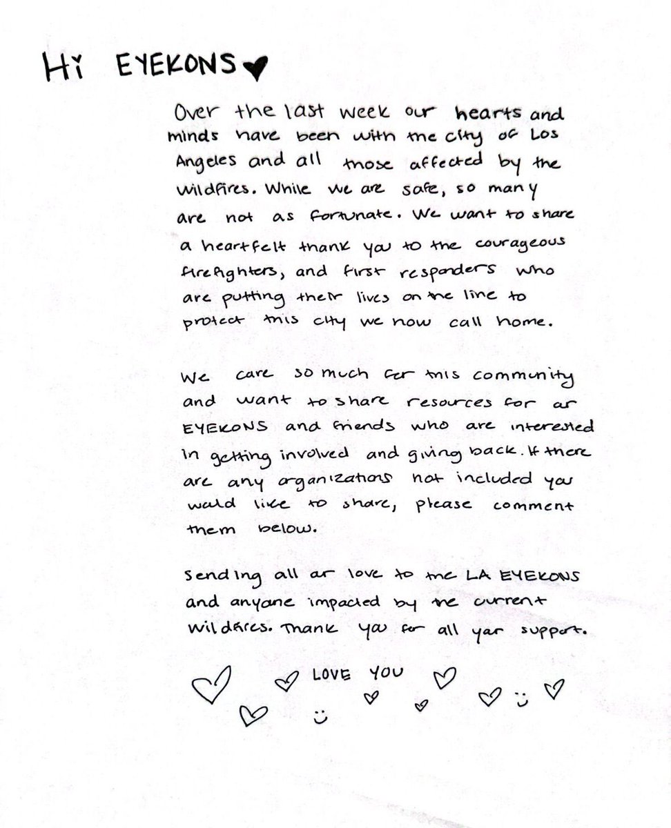 katseyeworld's tweet photo. LA, we love you and we are thinking of you 🤍 if there are any organizations not included that you would like to share, please reply with their handles below. https://t.co/1xXPp2UyPH
