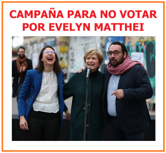 sergiou01329861's tweet photo. Campaña NO VOTES POR MATTHEI.
Si te consideras de derecha, debes saber que Chile Vamos y su candidata Evelyn Matthei son de centroizquierda.
Necesitamos a un Presidente valiente y corajudo que arregle la embarrada que dejará Boric, y Matthei no representa lo que Chile necesita. https://t.co/j6osojNi4u