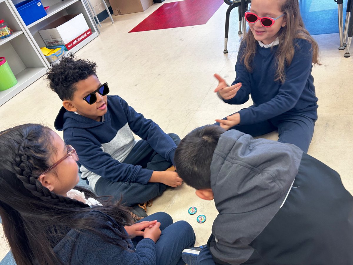 Getting to know new friends in a group using <a href="/KaganOnline/">Kagan Publishing & Professional Development</a> Question Cards and Talking Chips! 🗣️