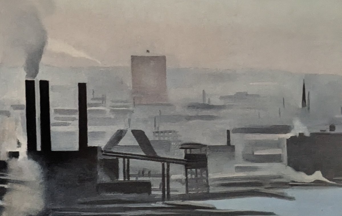 vandul's tweet image. Port City, top-right Corner

By Georgia O'Keefe from a book by Nicky Frazier.  

1943 by the Metropolitan Museum of Art 👋🏼, and pause for more information from New York

#GeorgiaOKeefe