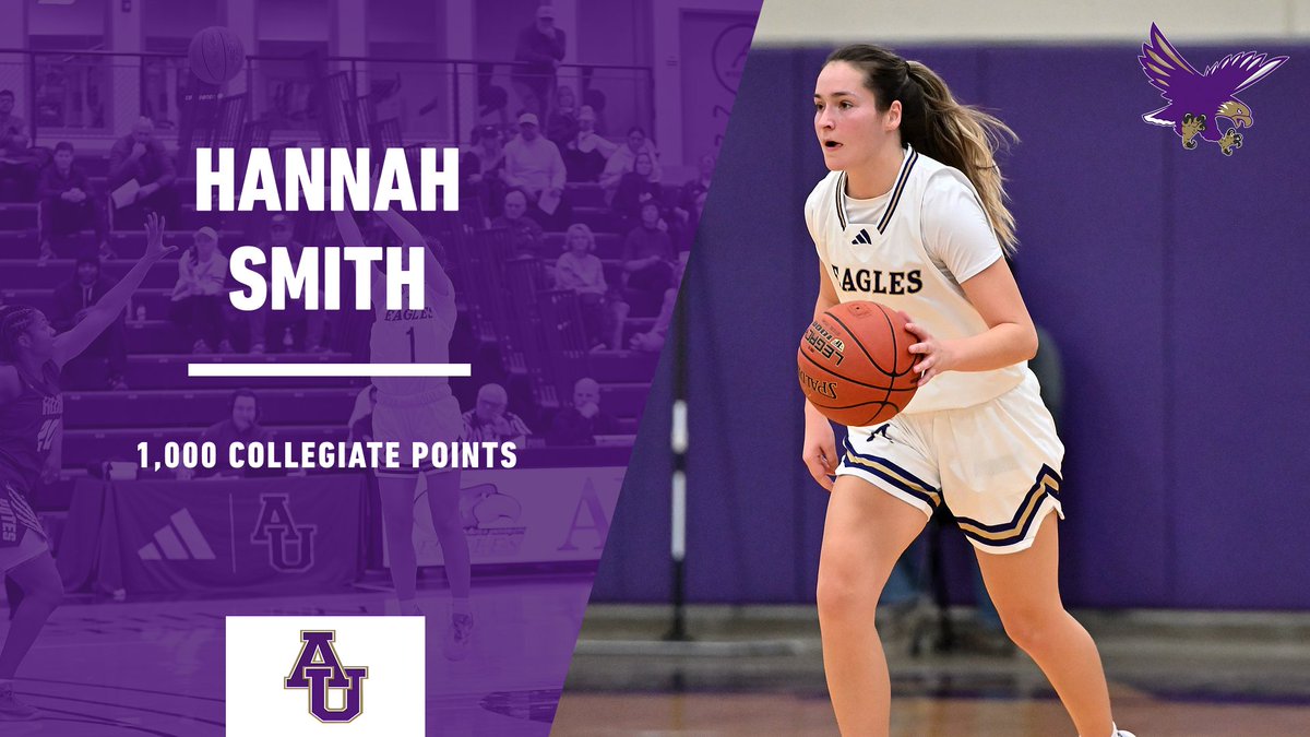 Congrats to our #1, Hannah Smith on 1,000 career points!!