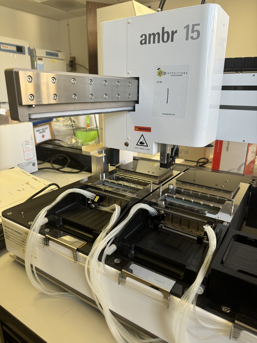 edispositions's tweet photo. Lot #1 Sartorius Stedim ambr 15 SN/ R2-426 comes with amber 15 User Manual ATC Kt Chiller, HP Laptop with software, replacement bottle kits, plates, and more.

Available in our upcoming Auction on Feb 06! 

More details ⬇️ 

https://t.co/y1PFAaanaT

#sartorius #ambr #auction https://t.co/kffwwo12J0