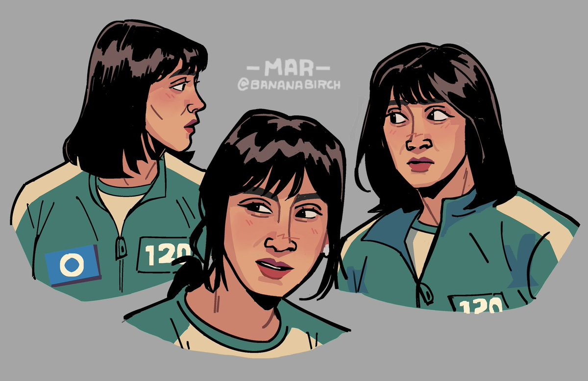bnanabirch's tweet photo. Did a lil study of my shayla😩#SquidGame2 #hyunju https://t.co/8HXRo6tFKV