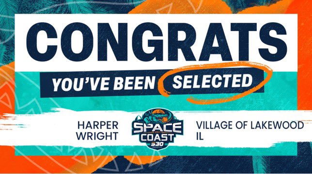 Headed to FL tomorrow for USSSA Select 30! So excited to be playing outside again and with lots of incredible talent! #S30 #harperwrightneverwrong #catcher #14U #2028